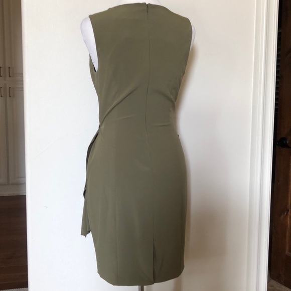 Zac Posen Sleeveless Side-Drape Dress - Picture 3 of 6